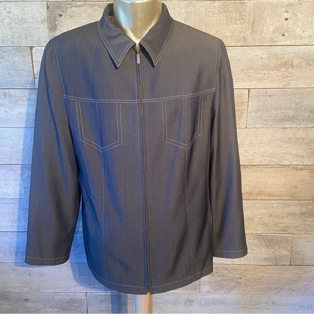 Vintage City Combi  by Delmod women’s zip up jacket in‎ size 10